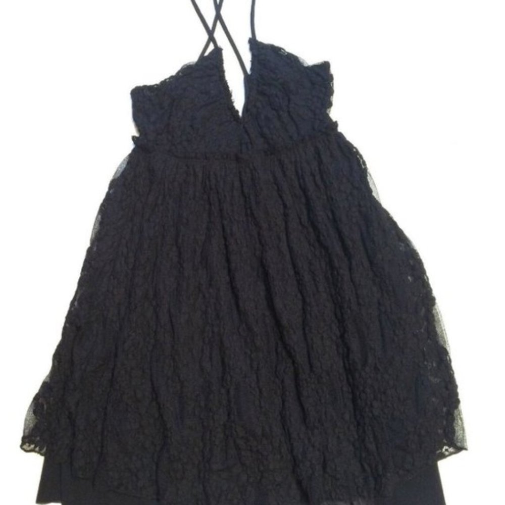 FREE PEOPLE Nicolette Embroidered Lace Dress i - Picture 4 of 4